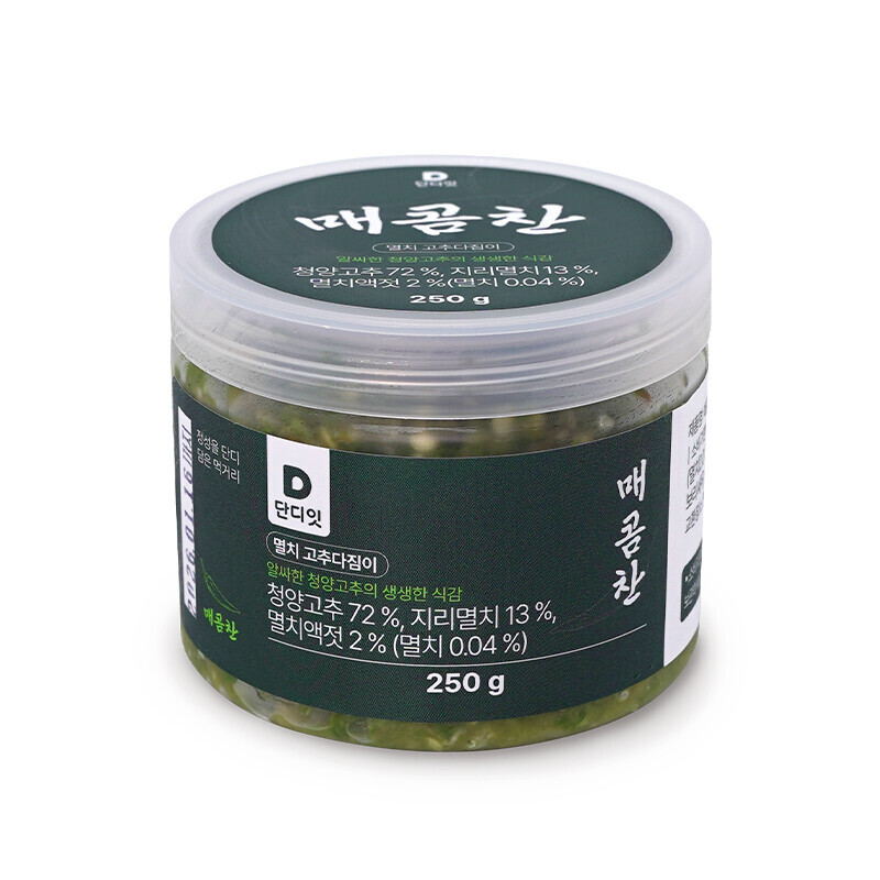 단디담음,혁신전용)단디잇 매콤찬 멸치 고추다짐이 250g